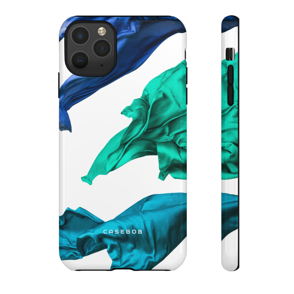 Blue Velvet Fabric - Protective Phone Case