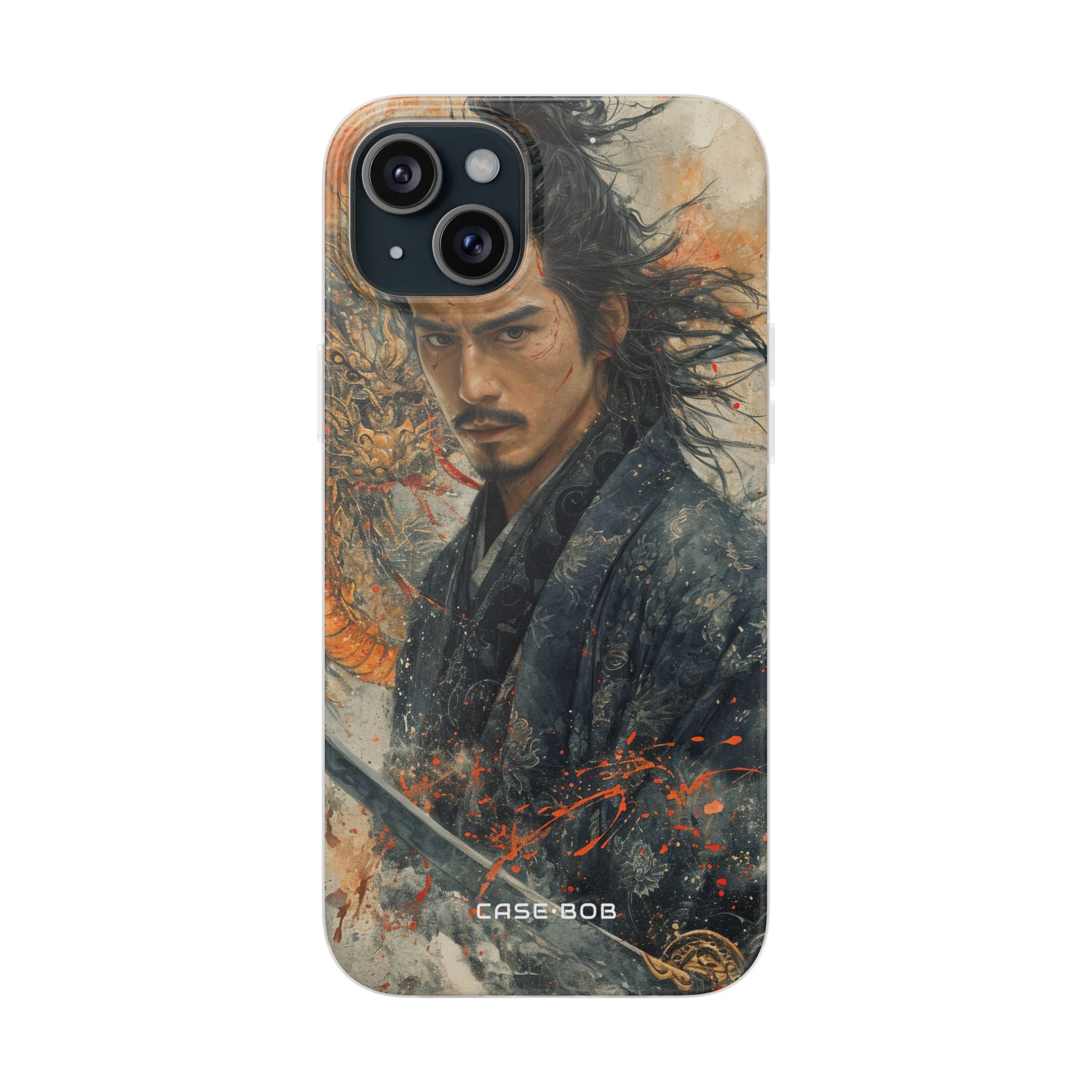Dragonblade Warrior iPhone 15 Plus Case - Soft