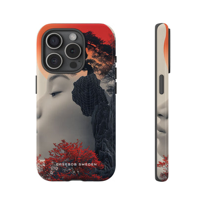 Surreal Zen Harmony iPhone 15 - Tough Phone Case