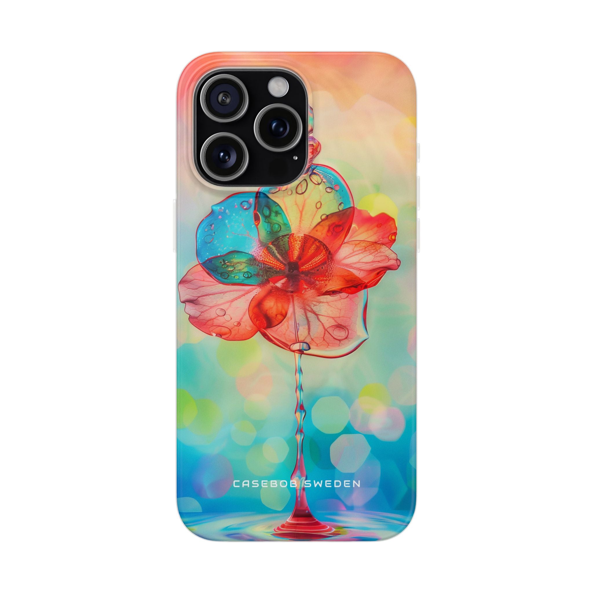 Ethereal Glass Flower iPhone 15 - Flexi Phone Case