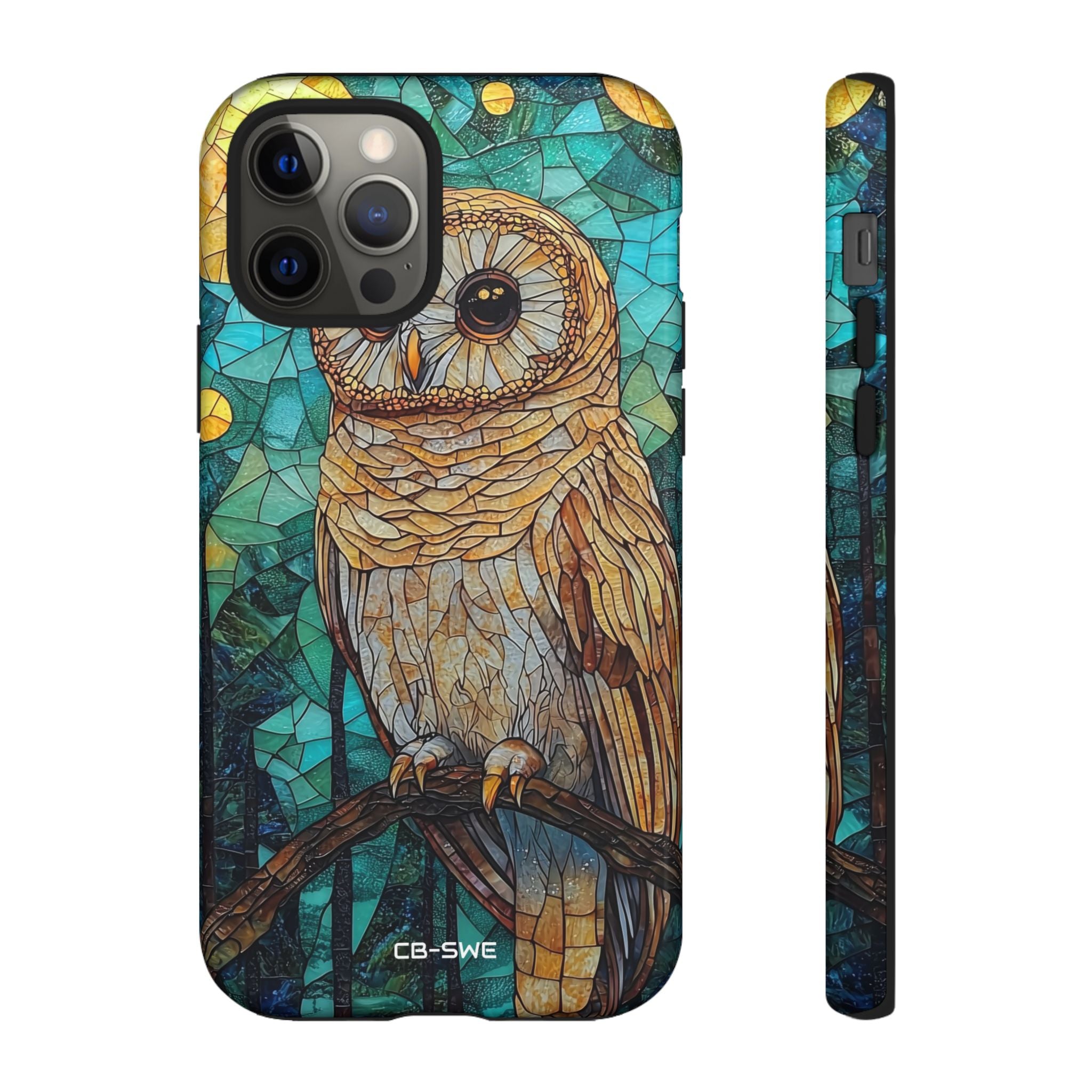 Celestial Owl Gaze - iPhone Case