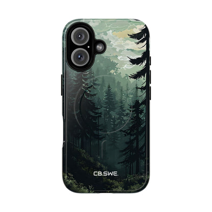 Serene Forest Landscape Phone Cover iPhone 16 - Tough+