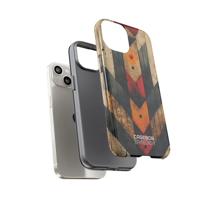 Geometric Fire Rise iPhone 14 - Tough