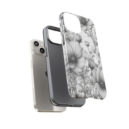 Vintage Floral Etching iPhone 14 - Tough