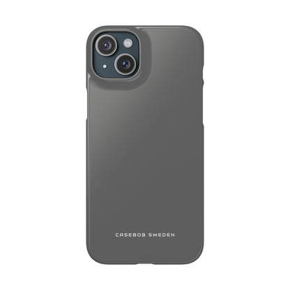 Dim Gray iPhone 15 - Slim Phone Case