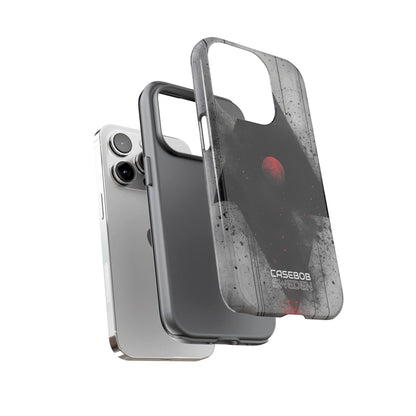 Crimson Core Geometry iPhone 14 - Tough