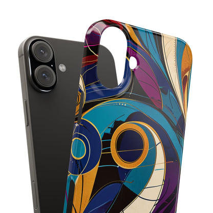 Vintage Vortex Harmony iPhone 16 - Slim Phone Case