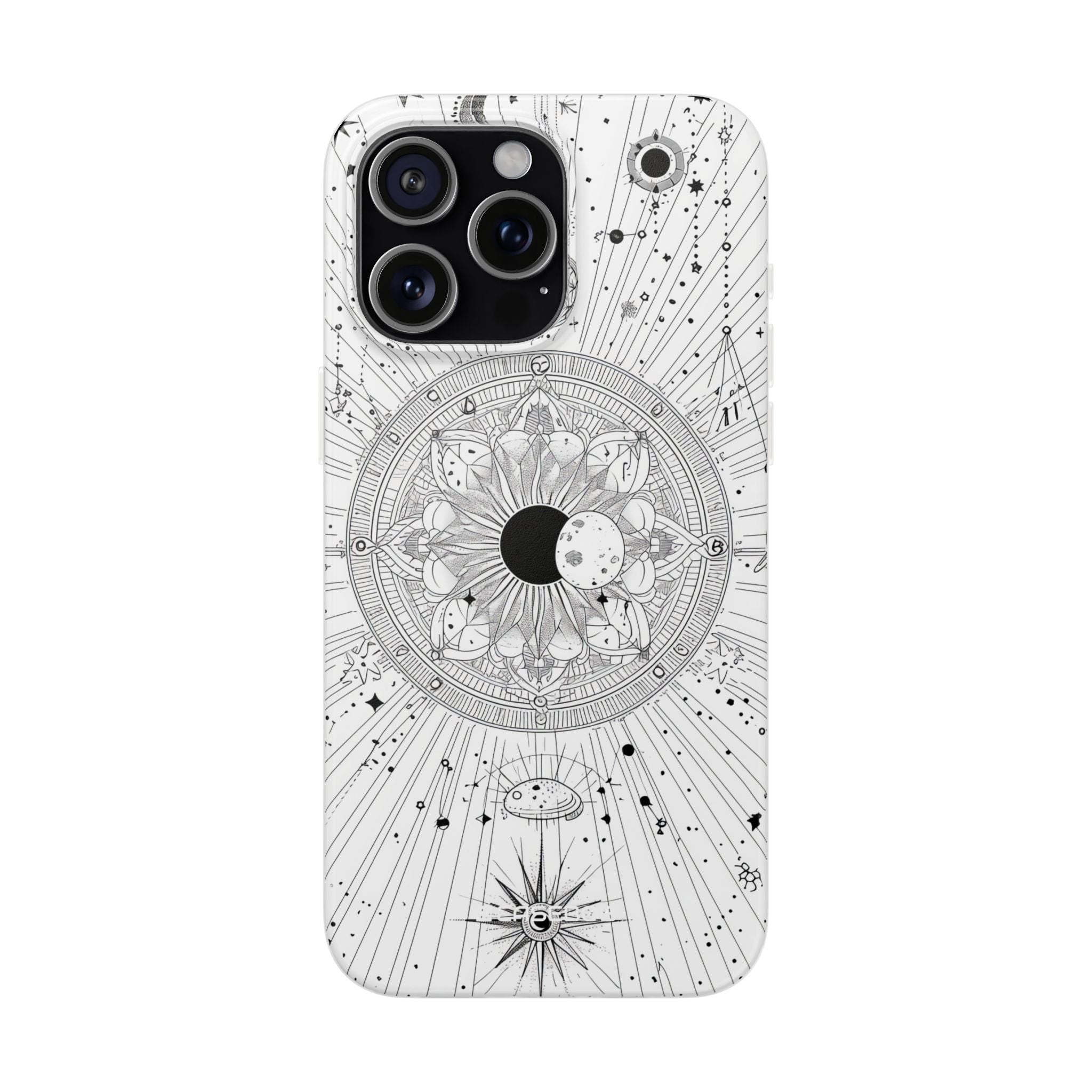 Celestial Mandala Mystique | Flexible Phone Case for iPhone