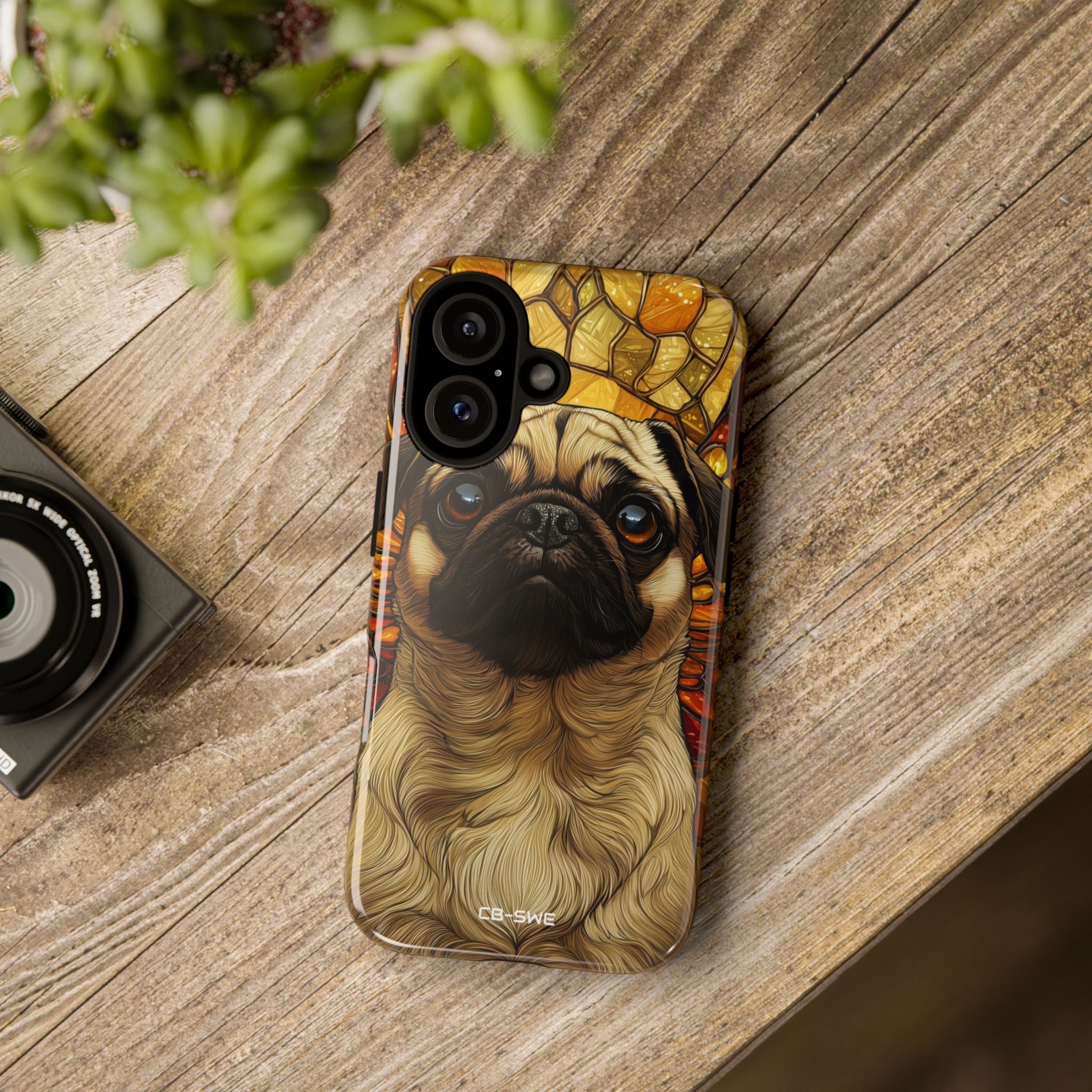 Pug Soars Brightly - iPhone Case