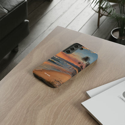 Golden Waves Embrace - Samsung Case