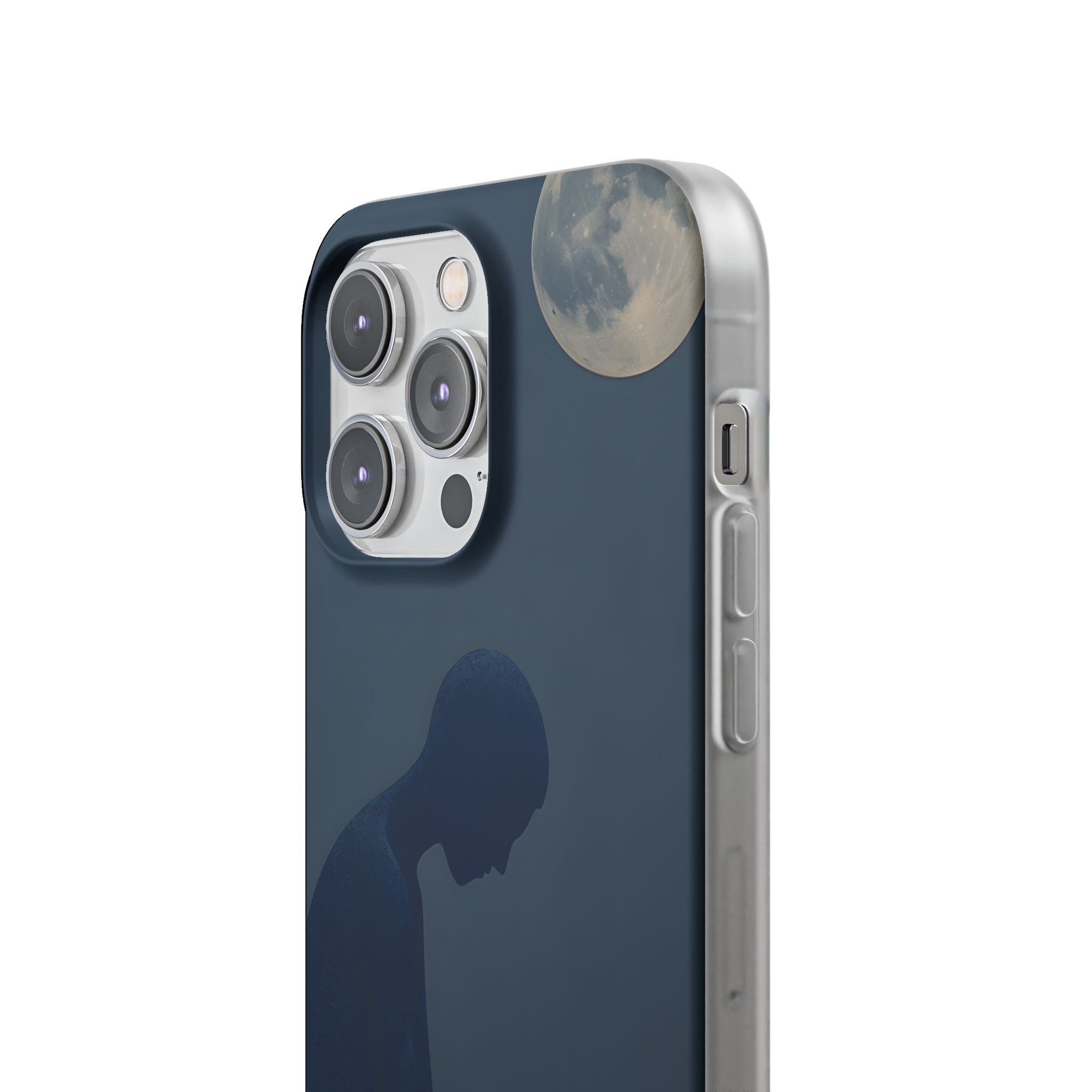 Moonlit Contemplation iPhone 14 Pro Max Case - Soft