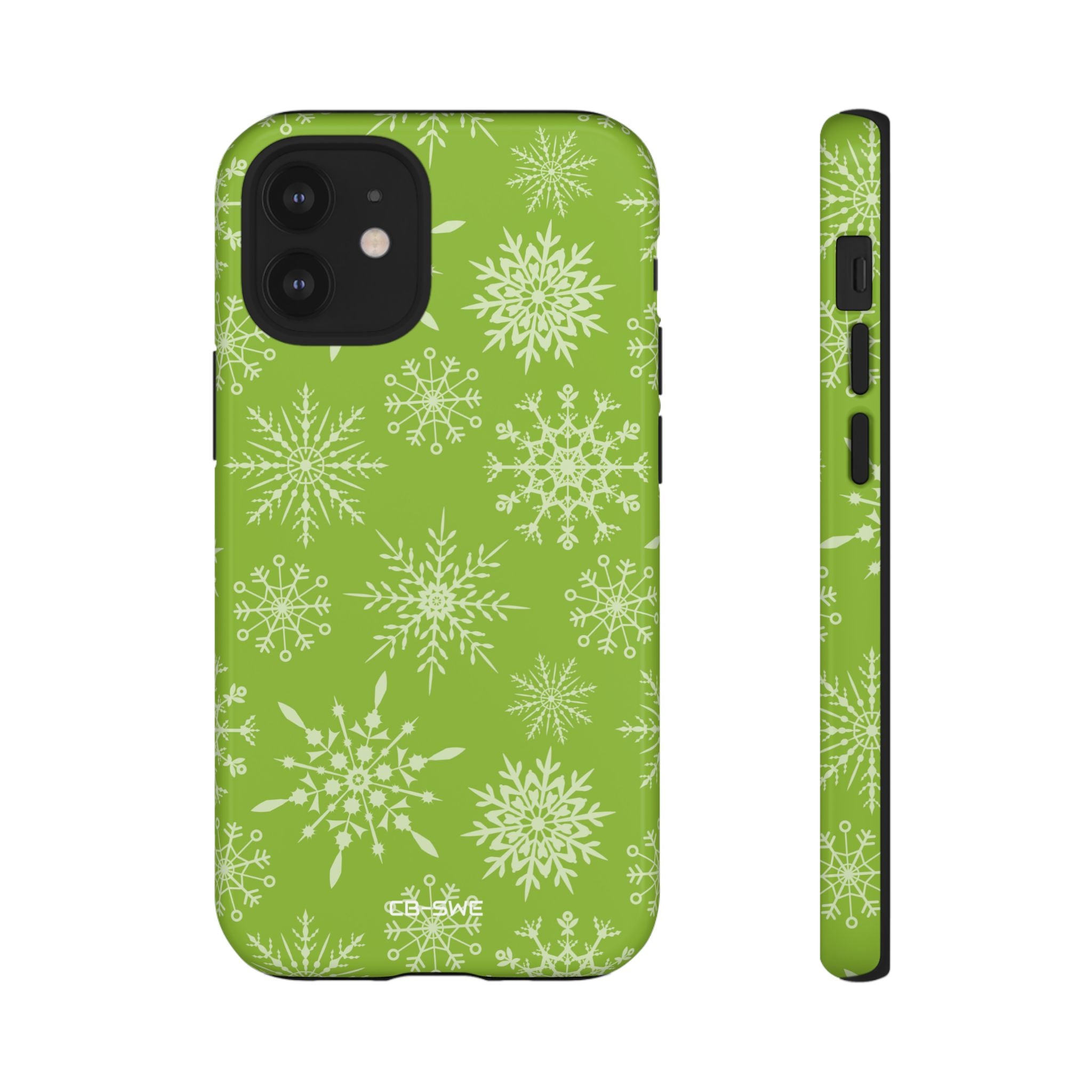 Snowflakes Dance Playfully - iPhone Case