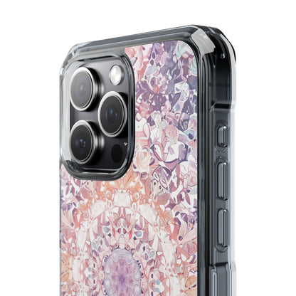 Purple Pink Mandala - Clear Impact iPhone 15 Phone Case