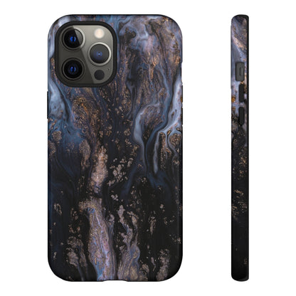 Blue River Ink Art iPhone Case (Protective) iPhone 12 Pro Max Glossy Phone Case