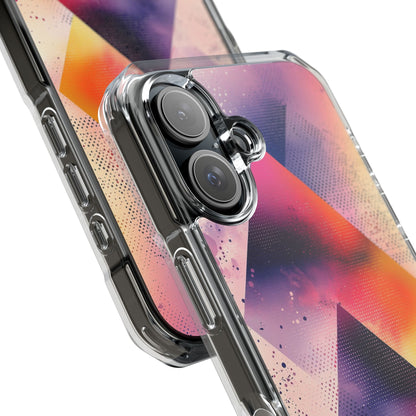 Vivid Triangles Ascend iPhone Case - Impact