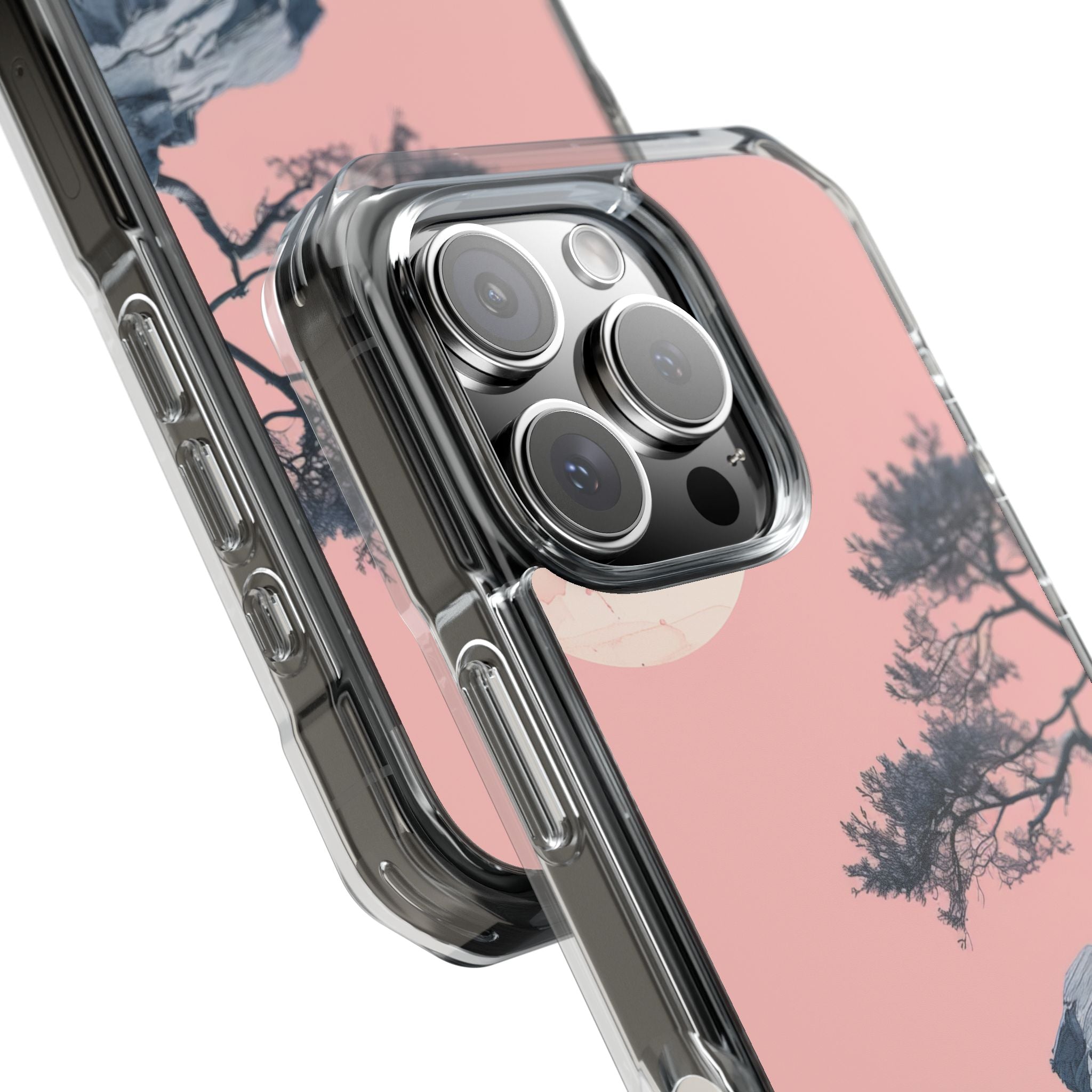Pink Cliff Solitude iPhone 16 - Impact Clear+