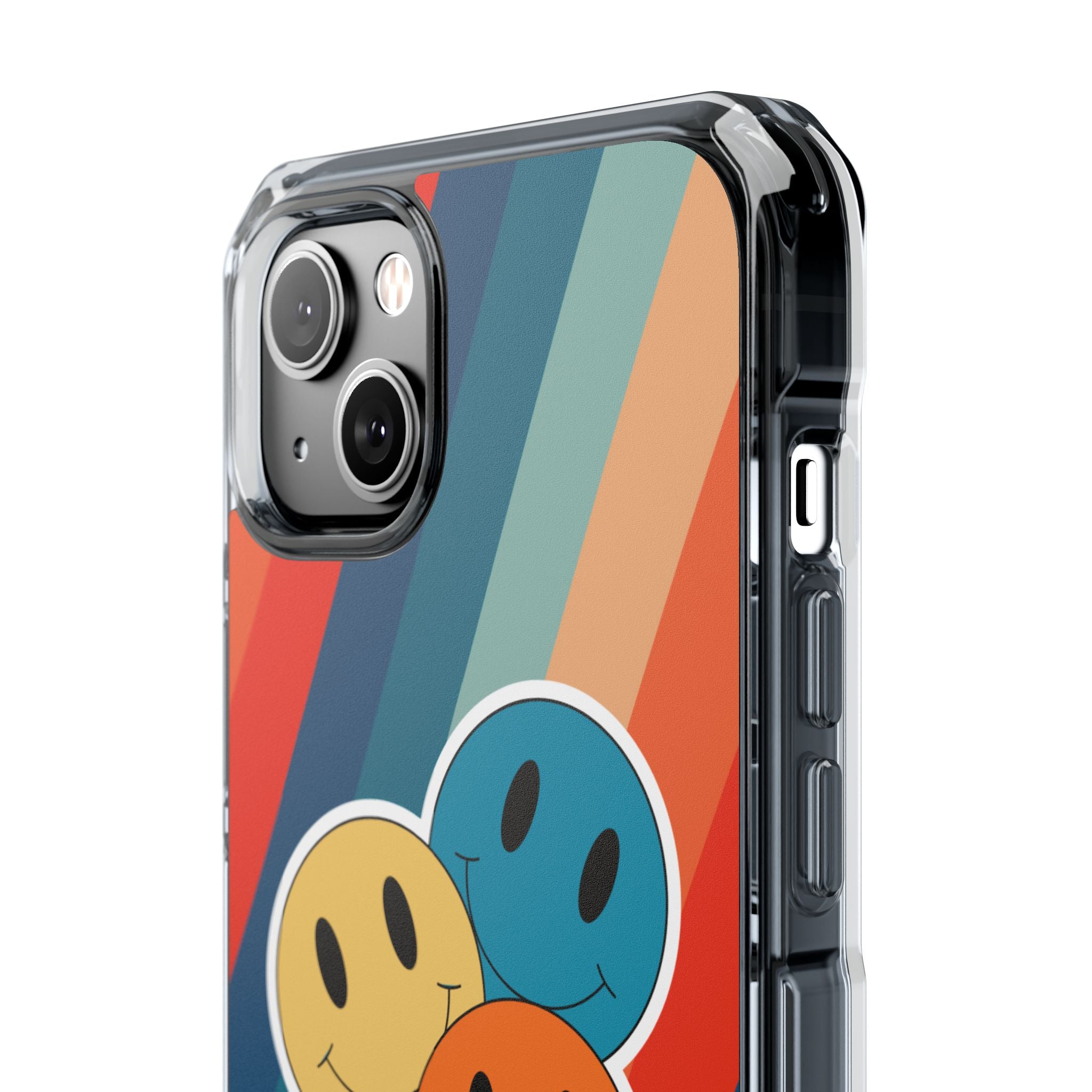 Retro Smiley Harmony iPhone Case - Impact