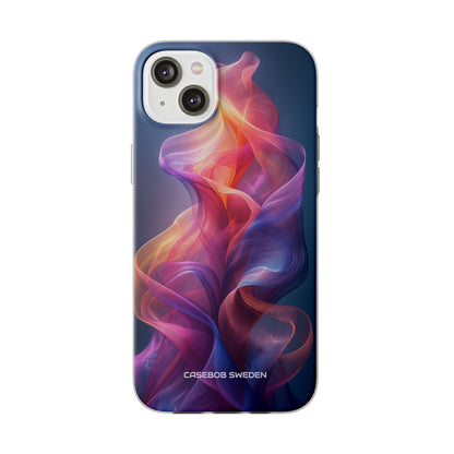 Violet Orange Flow - Flexi iPhone 14 Phone Case