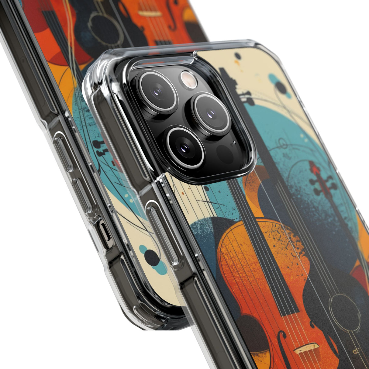 Musical Vortex - Phone Case for iPhone (Clear Impact - Magnetic)