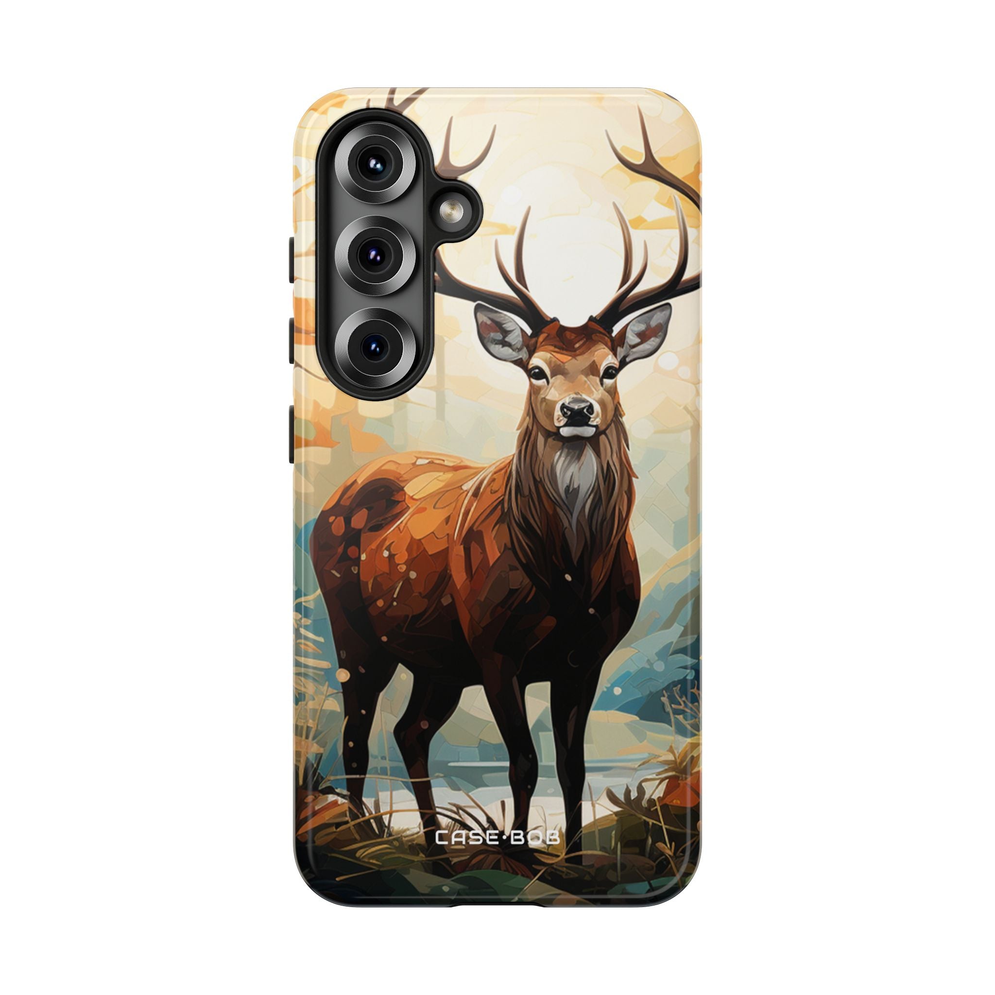 Glowing Stag Samsung S25 Case - Tough