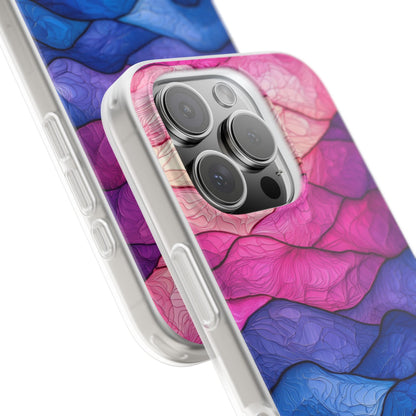 Wavy Vein Gradient iPhone 16 Pro Case - Soft