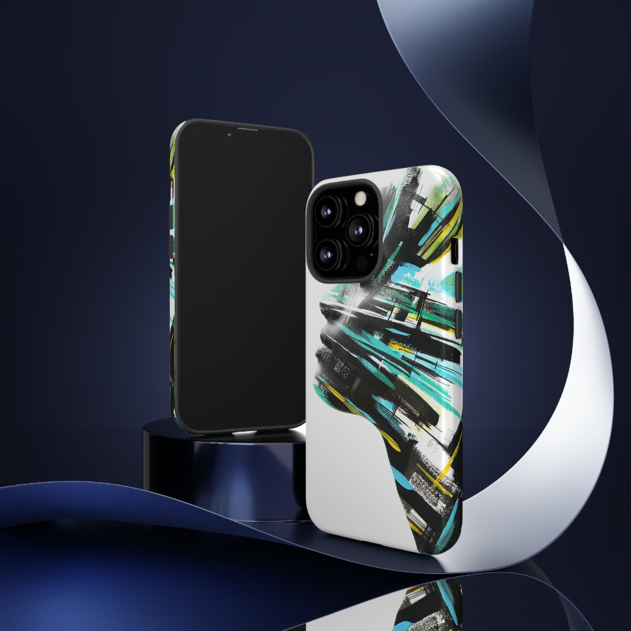 Artistic Portrait - Protective Phone Case