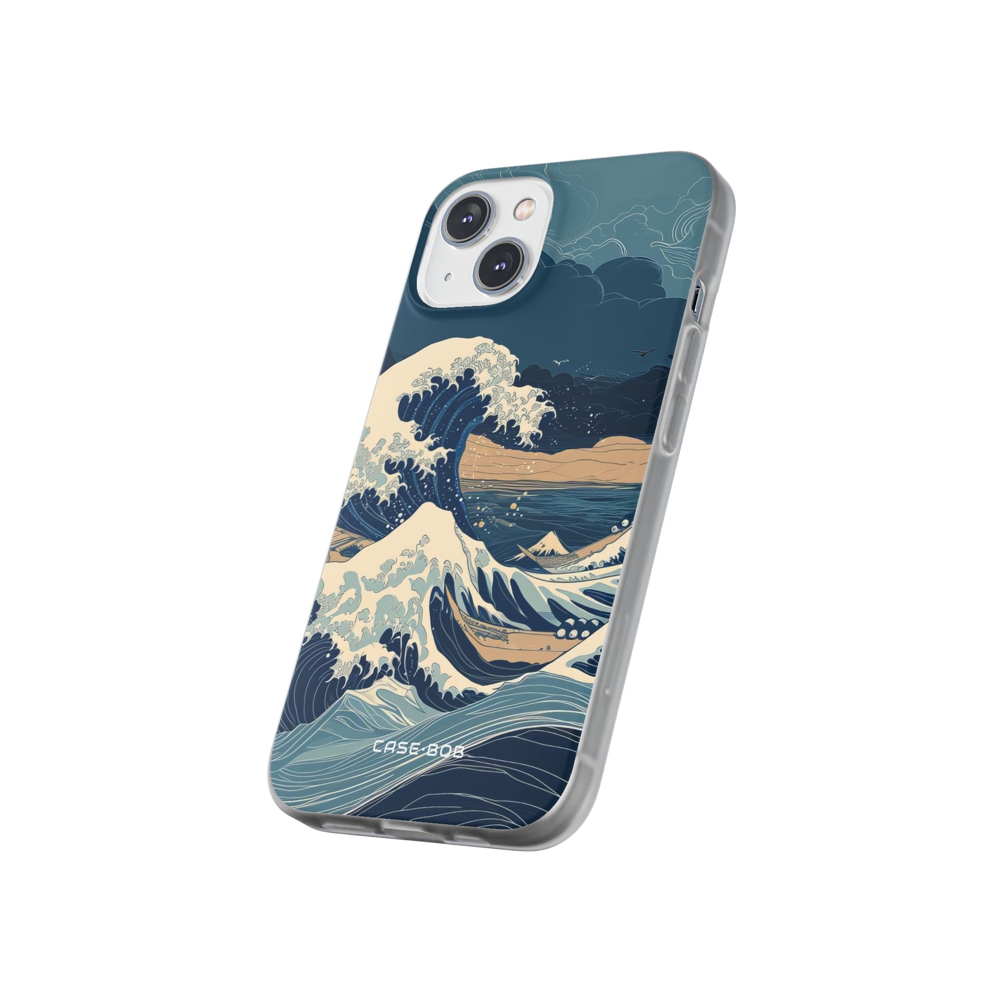 Cresting Blue Wave iPhone 14 Case - Soft