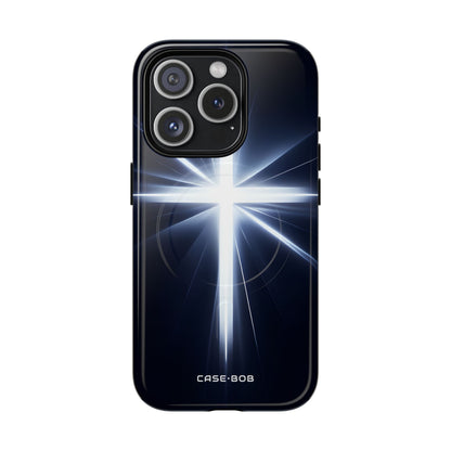 Glowing Crossburst iPhone 15 Pro Case - Tough+