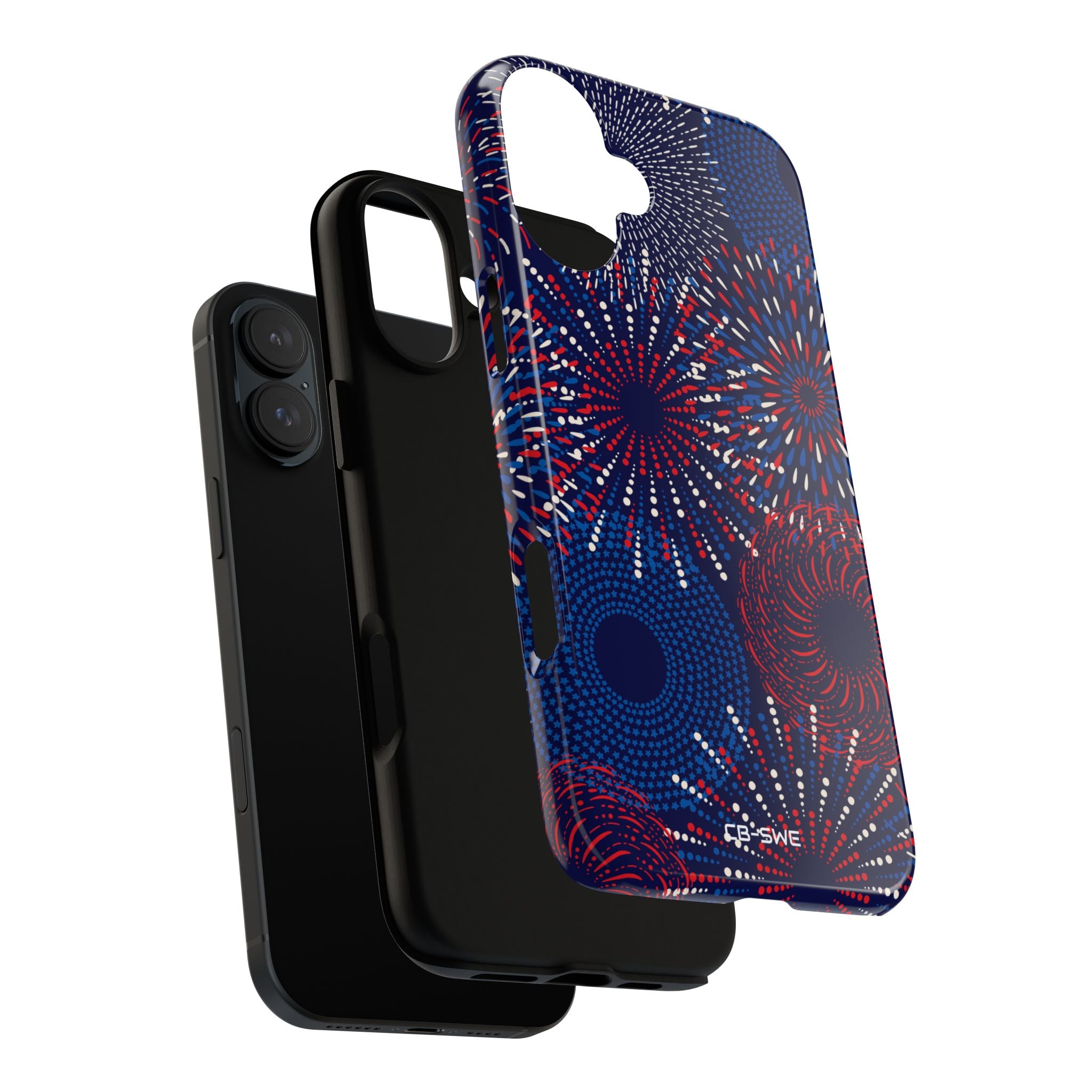 Fireworks Burst Bright - iPhone Case