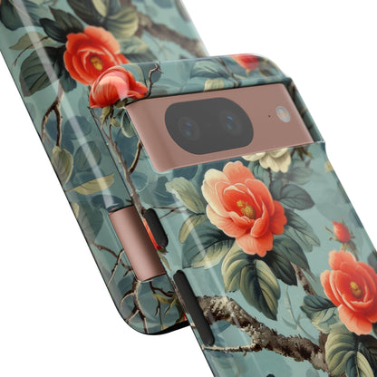 Coral Bloom Google Pixel 8 Case - Tough