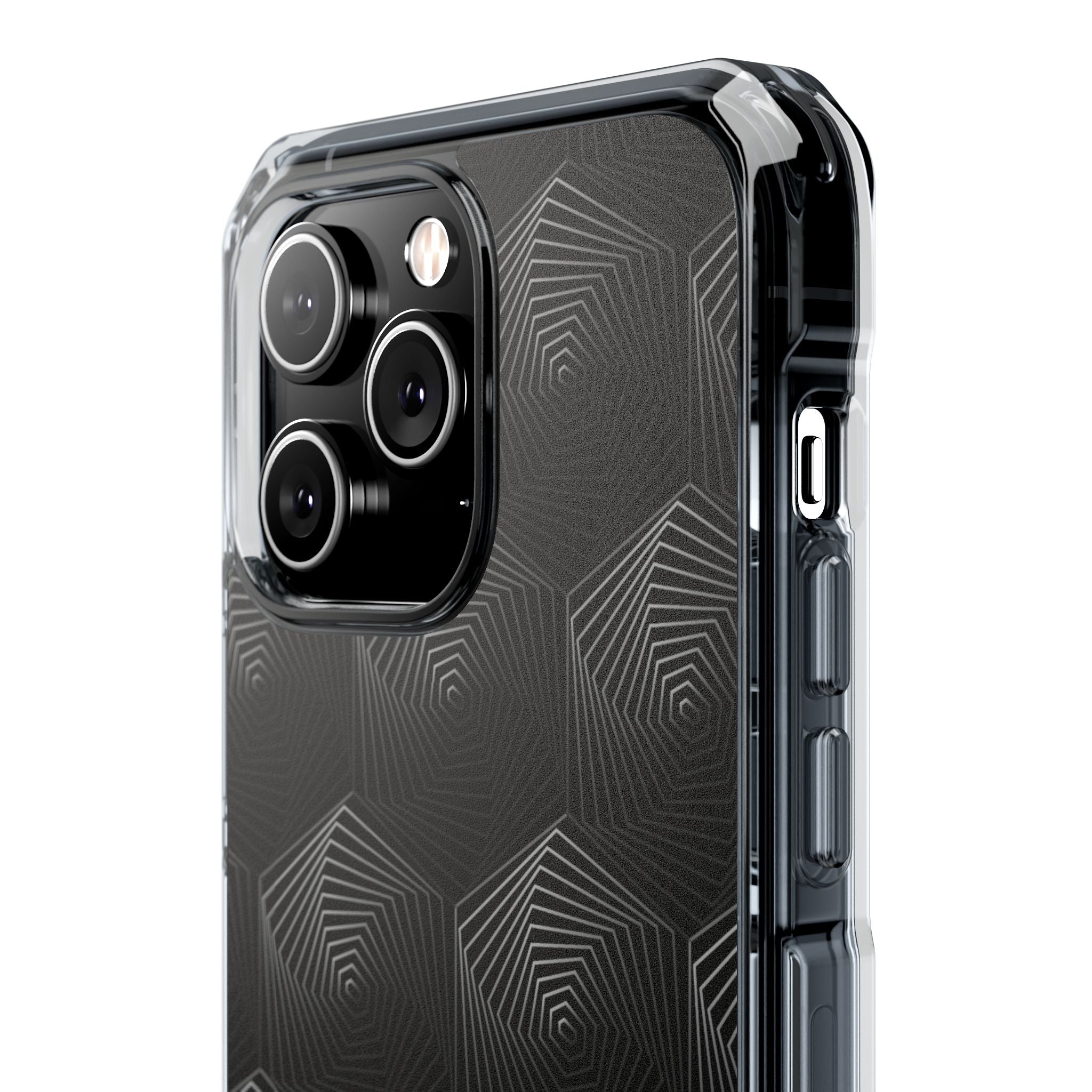 Geometric Spiral Illusion iPhone Case - Impact