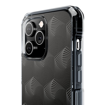 Geometric Spiral Illusion iPhone Case - Impact