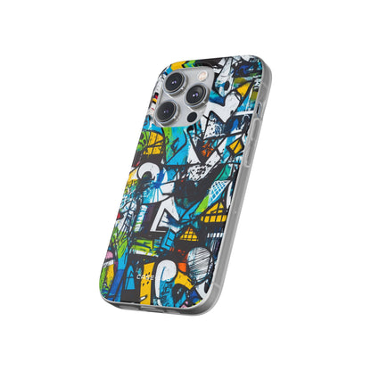 White Ripple Drift iPhone 14 Pro Case - Soft