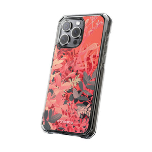 Living Coral Design | Handyhülle für iPhone (Clear Impact Case – magnetisch) 