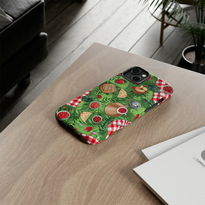 Picnic Love Checkered Bliss - Protective Phone Case