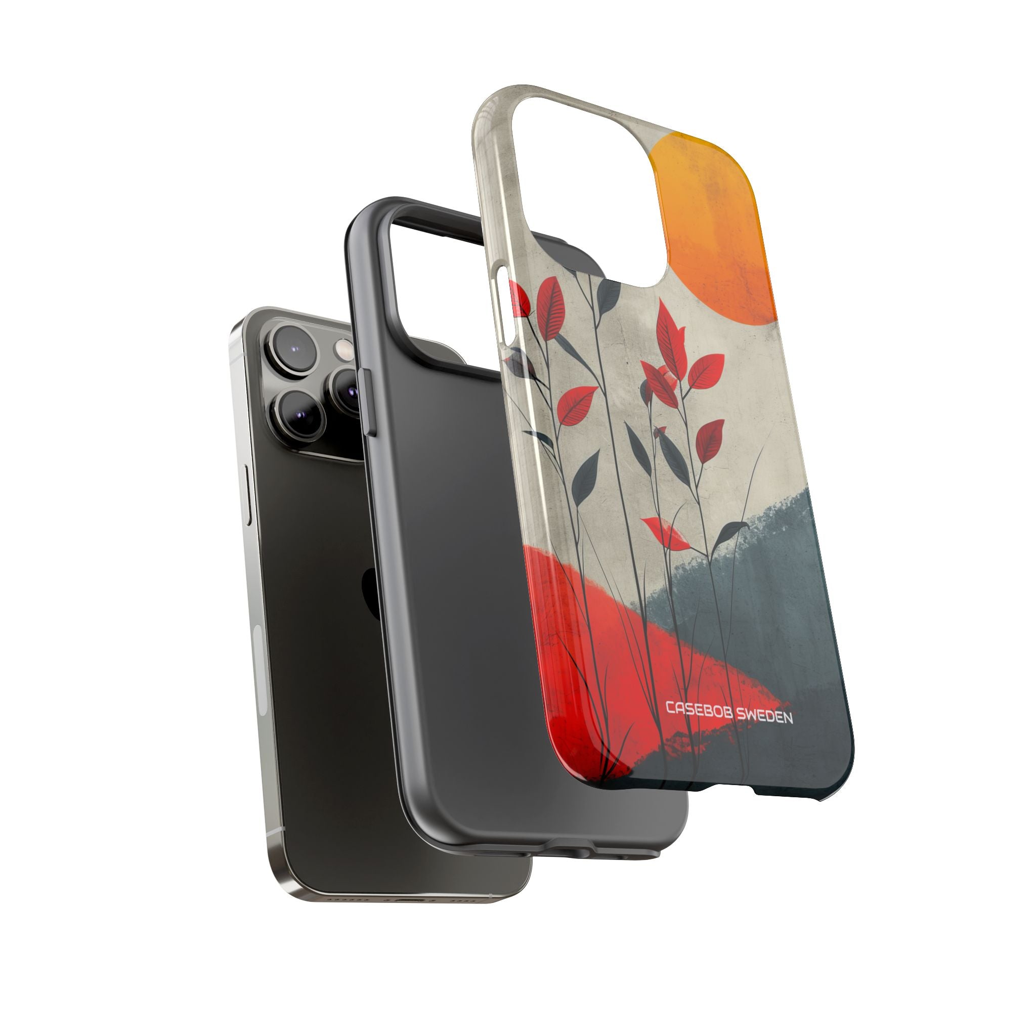 Gray Sunscape - Tough iPhone 14 Phone Case