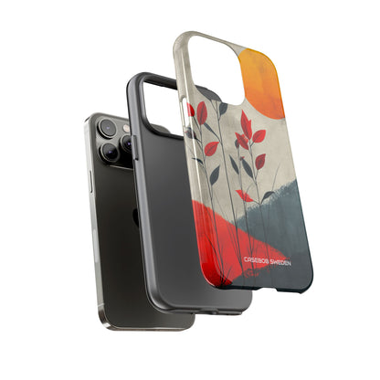 Gray Sunscape - Tough iPhone 14 Phone Case