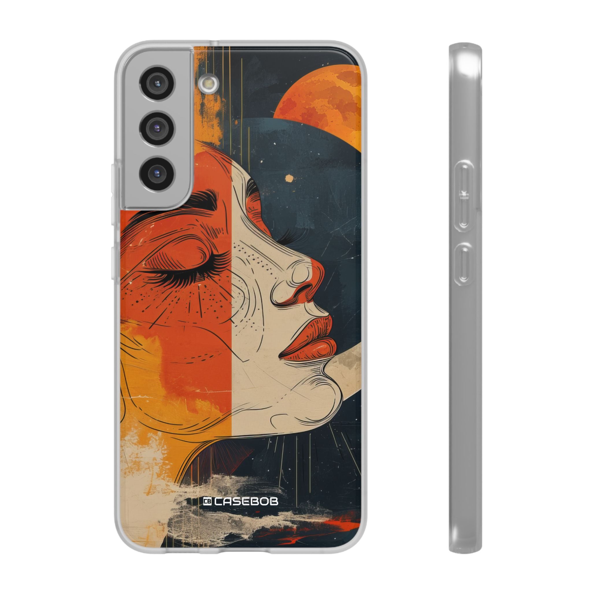 Celestial Duality | Flexible Phone Case for Samsung Galaxy