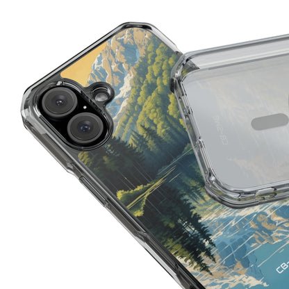 Mountain Peaks Reflect iPhone Case - Impact