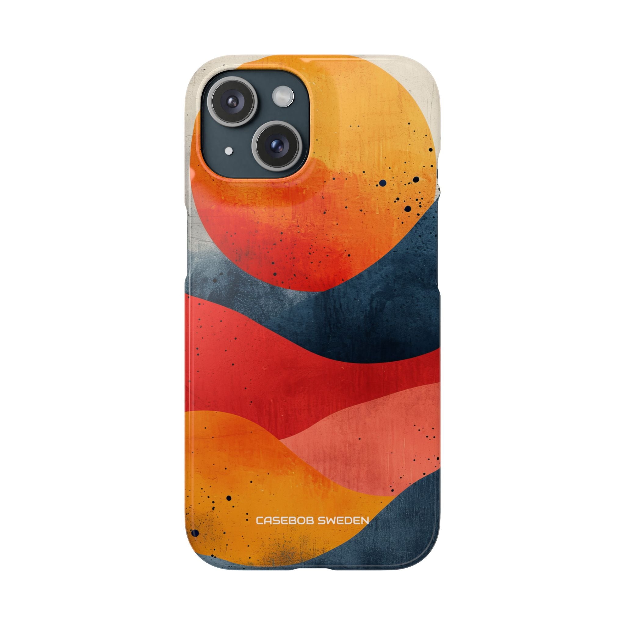 Sunburst Waves - Slim iPhone 15 Phone Case