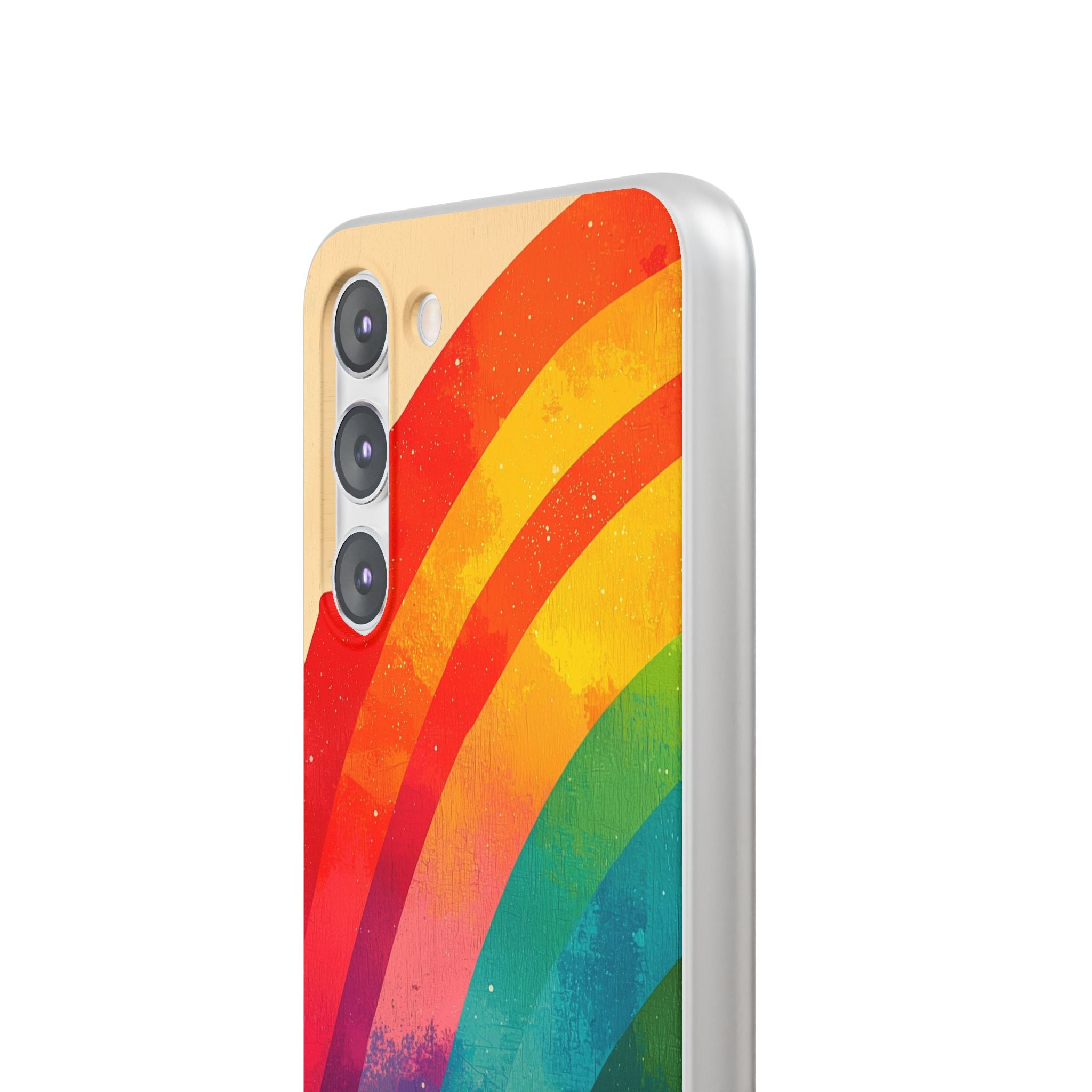 Textured Rainbow Arc Samsung S23 Plus Case - Soft