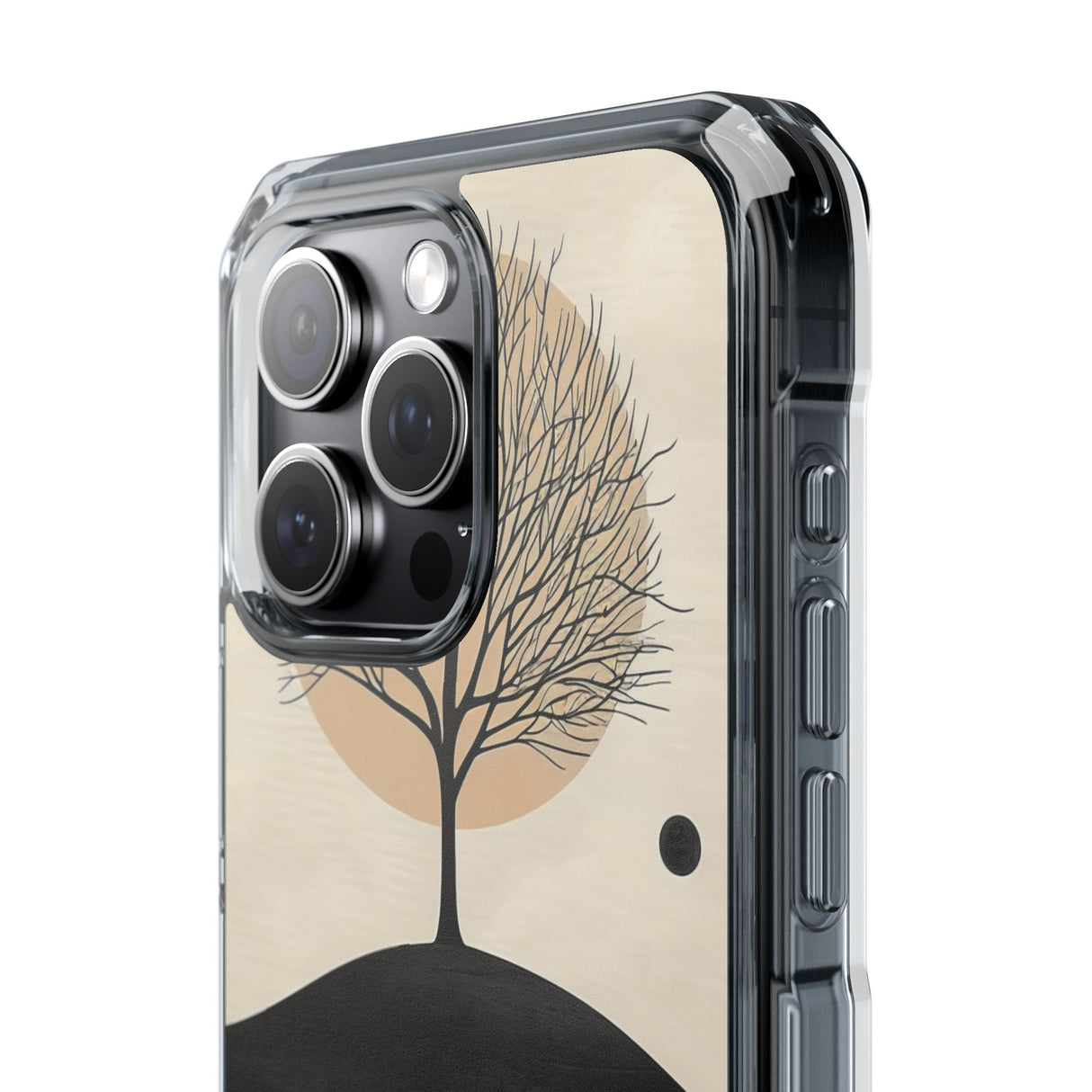 Serene Reflections - Phone Case for iPhone (Clear Impact - Magnetic)