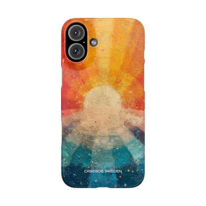 Sunburst Energy - Slim iPhone 16 Phone Case