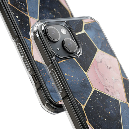 Golden Mosaic iPhone 15 Plus Case - Impact