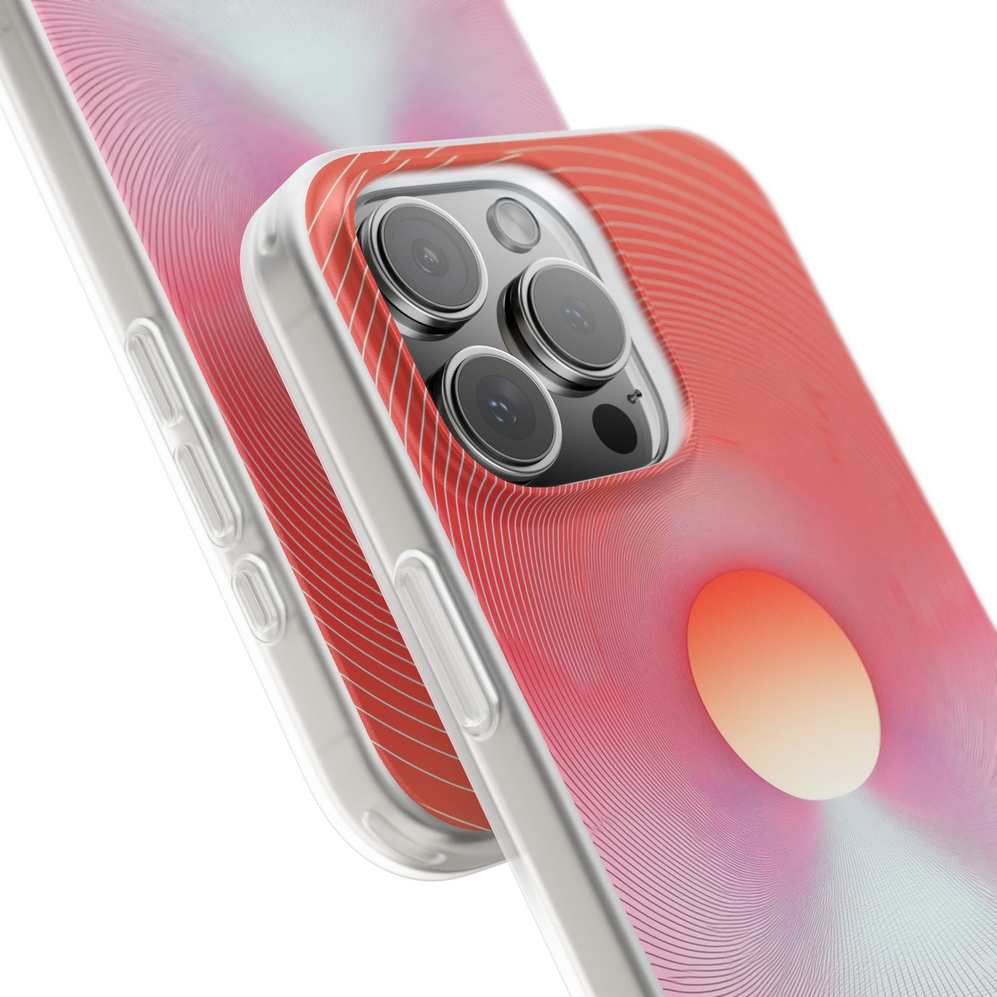 Orange Portal iPhone 16 Pro Max Case - Soft