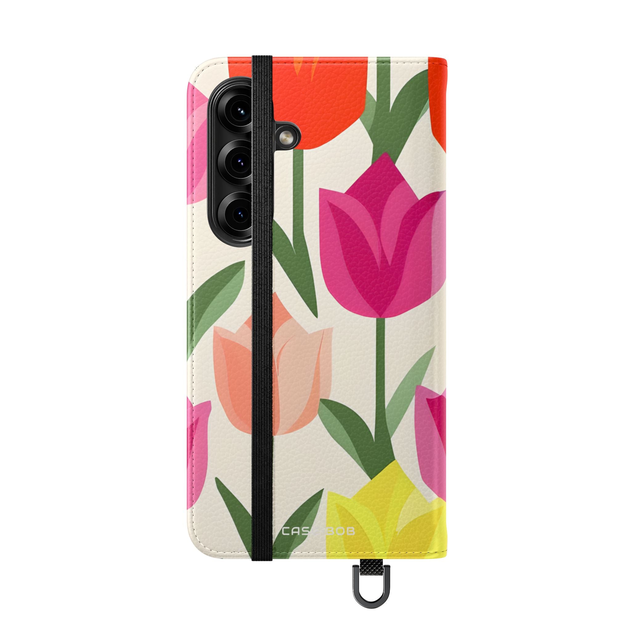 Tulip Harmony Green - Samsung S25 Case - Wallet