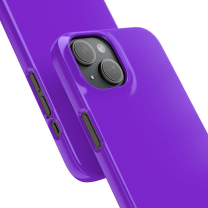 Blue Violet iPhone 15 - Slim Phone Case