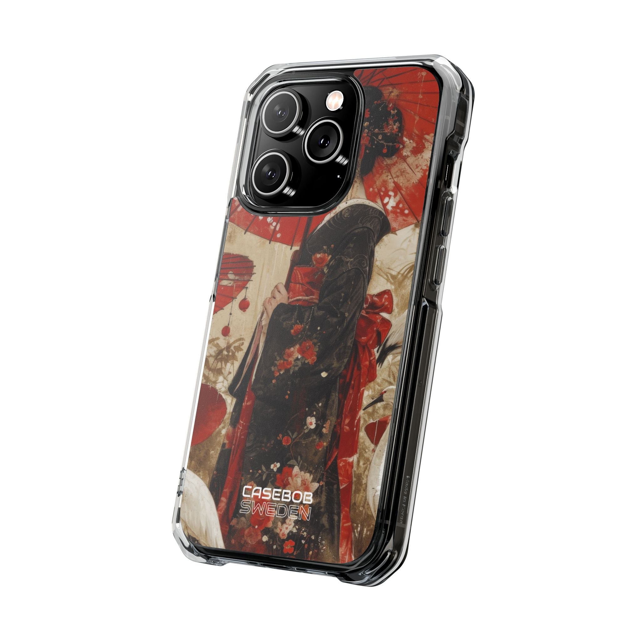 Scarlet Crane Dreams iPhone 14 - Impact Clear+