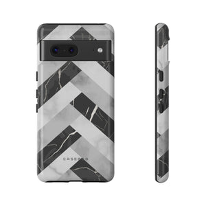 Grey Herringbone - Protective Phone Case