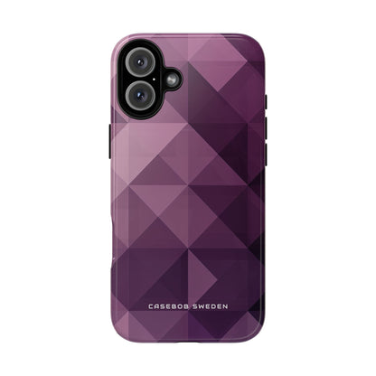 Gradient Purple Mosaic iPhone 16 - Tough Phone Case